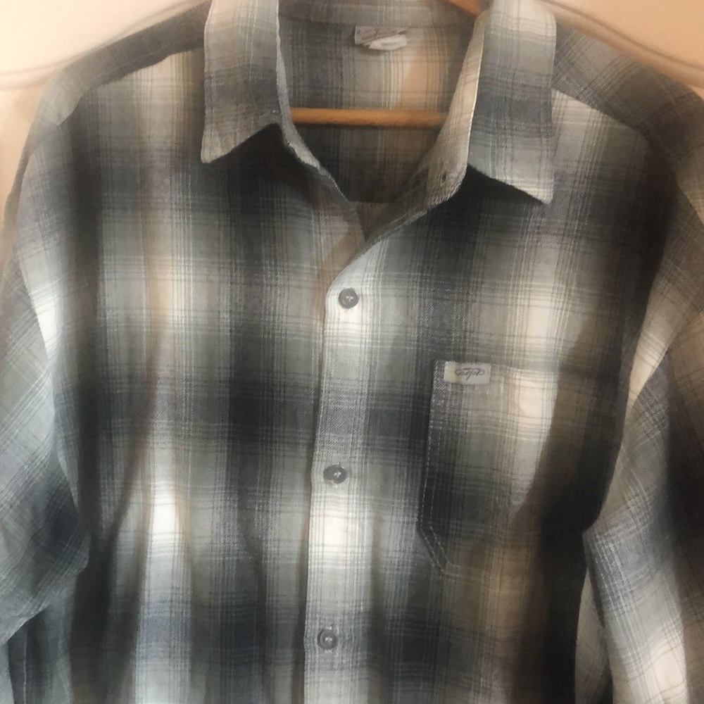 Caltop Men’s Flannel Shirt Large - Picture 2 of 7